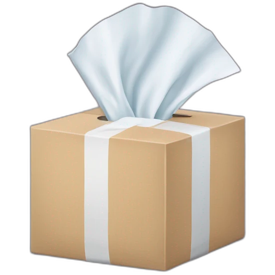 Box of tissues emoji