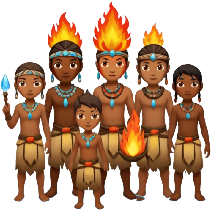 elemental tribal people emoji