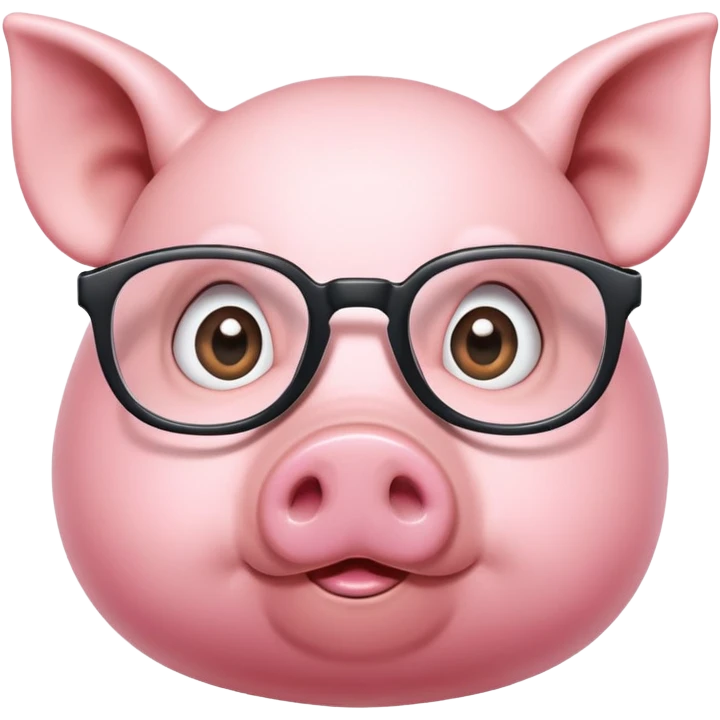Smart piggy  emoji