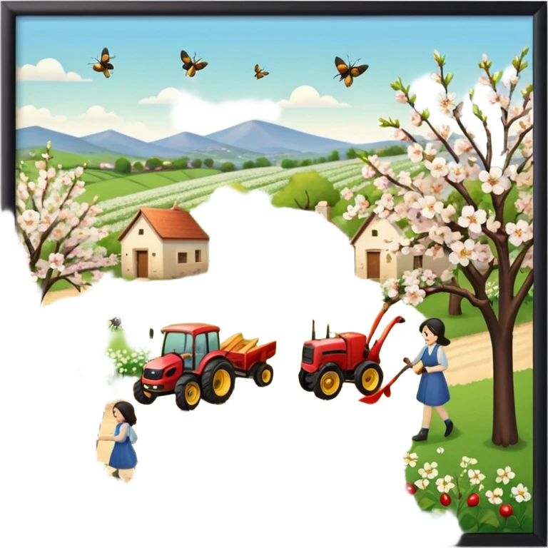 садок вишневий коло хати, хрущі над вишнями гудуть. плугатарі з плугами йдуть. співають ідучи дівчата, а матері вечерять ждуть emoji