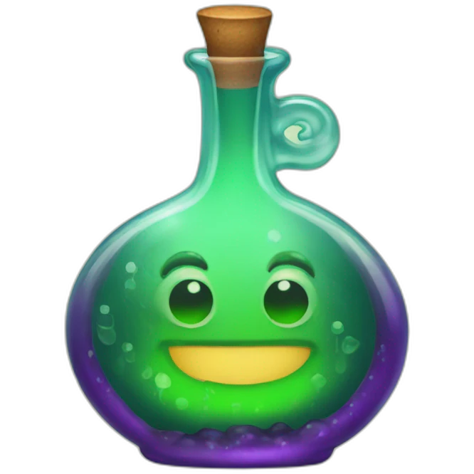 Potion with letter p emoji