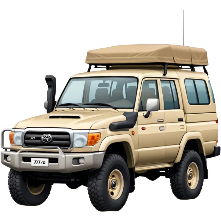 landcruiser 79 series - Toyota (Model Year: 2008) (Iconic colour: sand) emoji