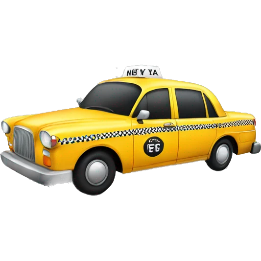 New York taxi emoji