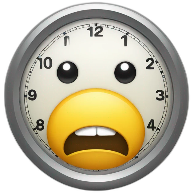 timer with goggly eyes emoji