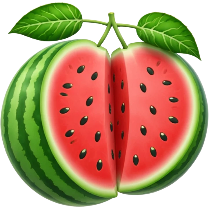 Double Watermelon joined together emoji