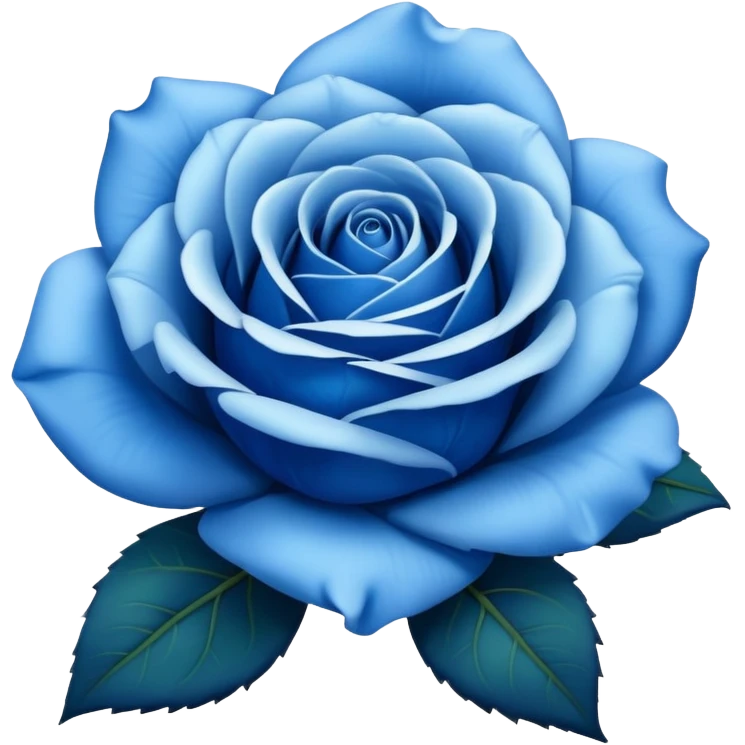 blue rose  emoji
