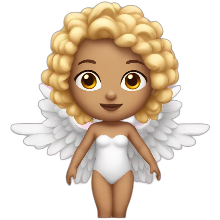 cupid light skin with wings emoji