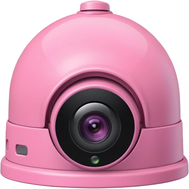 Security Camera pink  emoji