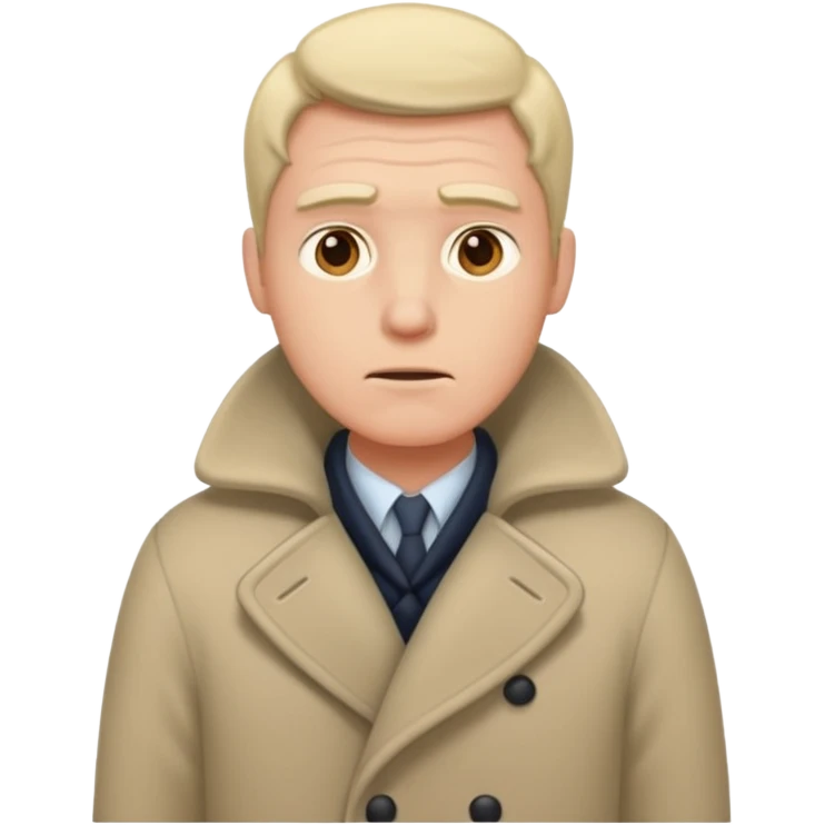 man feeling cold emoji