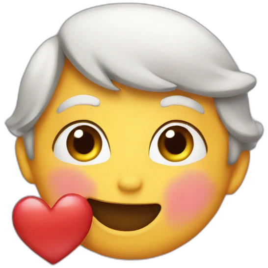 Flying kiss emoji