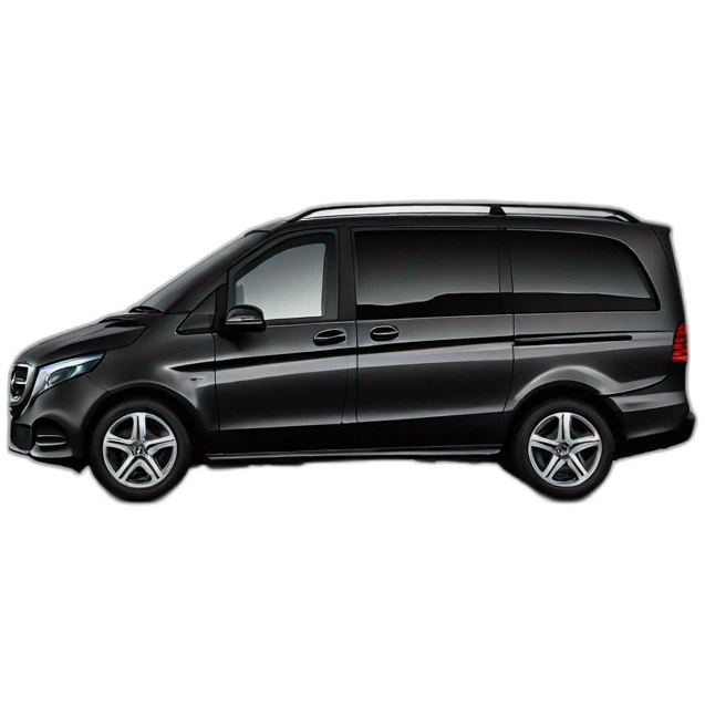 Mercedes eqv black emoji