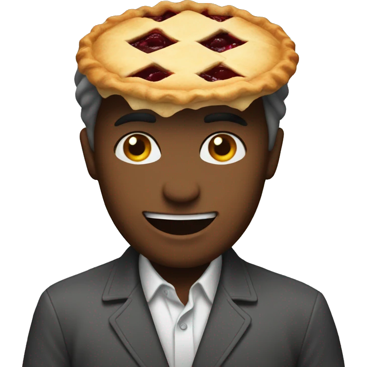 someone getting a pie in their face emoji