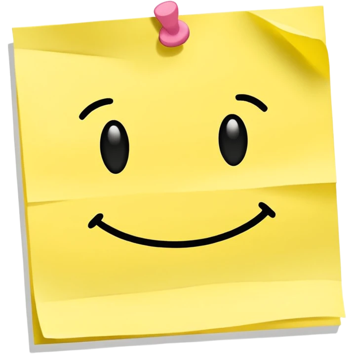 Post it note  emoji