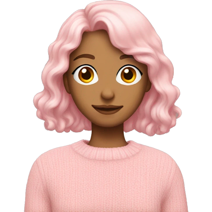 Light pink sweater emoji