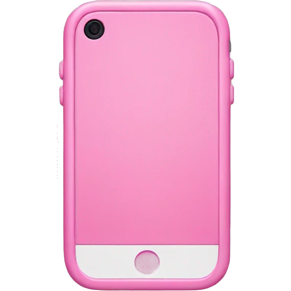 Pink iPhone emoji