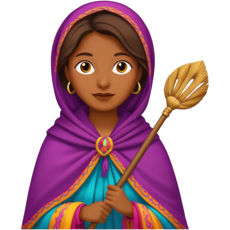 señora barriendo emoji