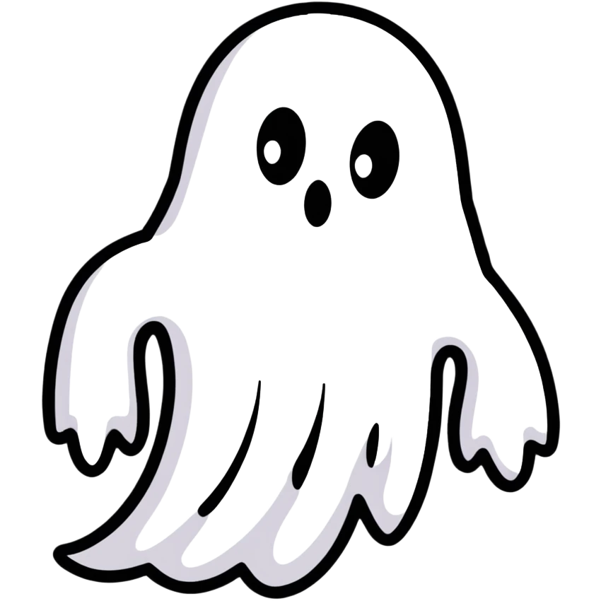 A cartoon face with crossed-out eyes and ghost leaving body emoji