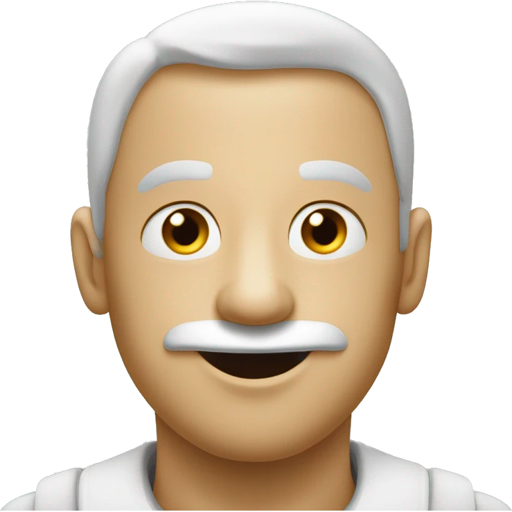 En bonhomme avec la main sur le nez qui agite ses doigts pour narguer quelqu’un  emoji
