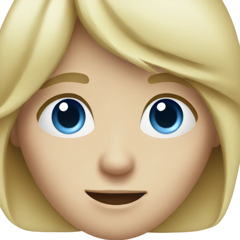 blond boy with blue eyes emoji