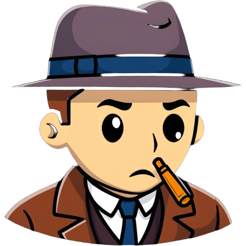 clever detective solving a mystery emoji