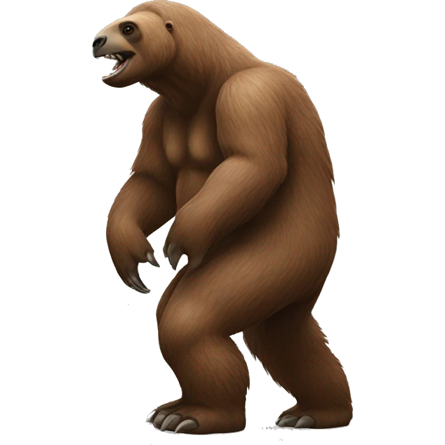 giant ground sloth reaching emoji
