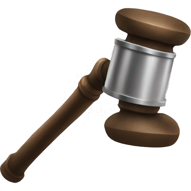 Auction hammer emoji