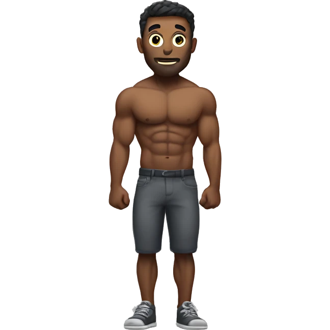 Full body muscle emoji