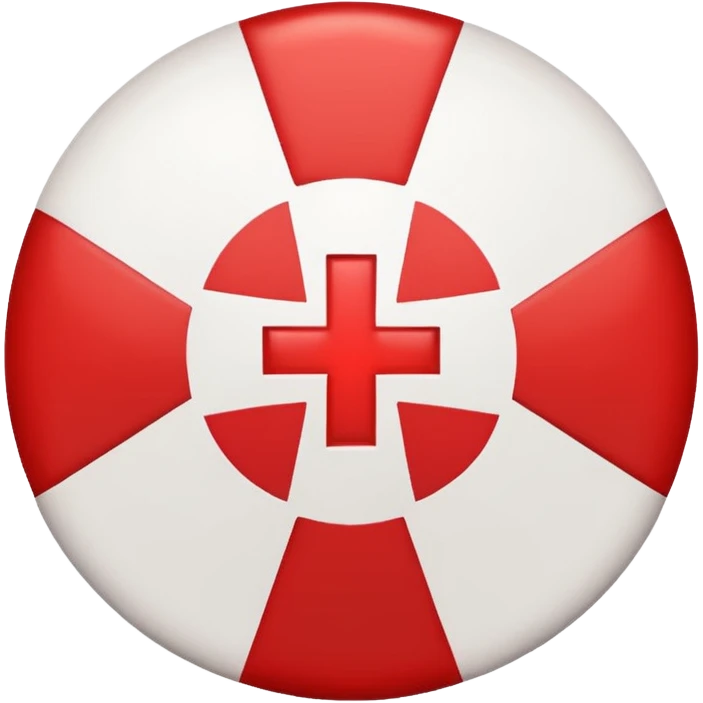 🛡️ Protección con la cruz roja en el medio  emoji