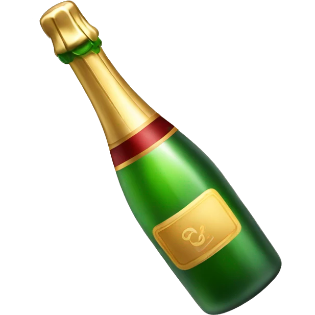 champagne bottle emoji