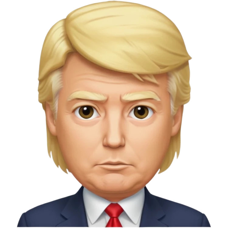 Donald Trump hair emoji
