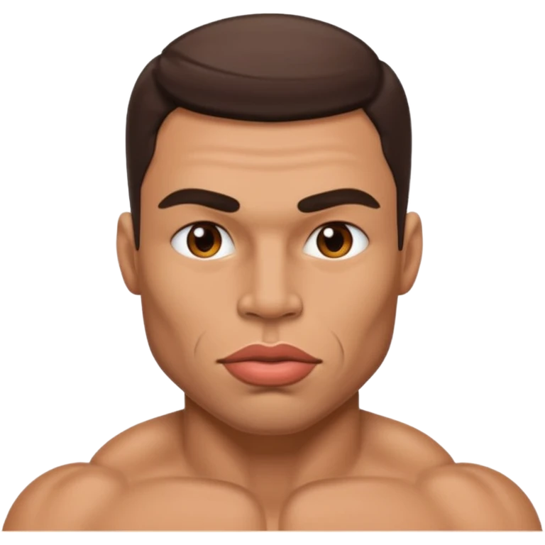 big lips muscular guy more big lips  emoji