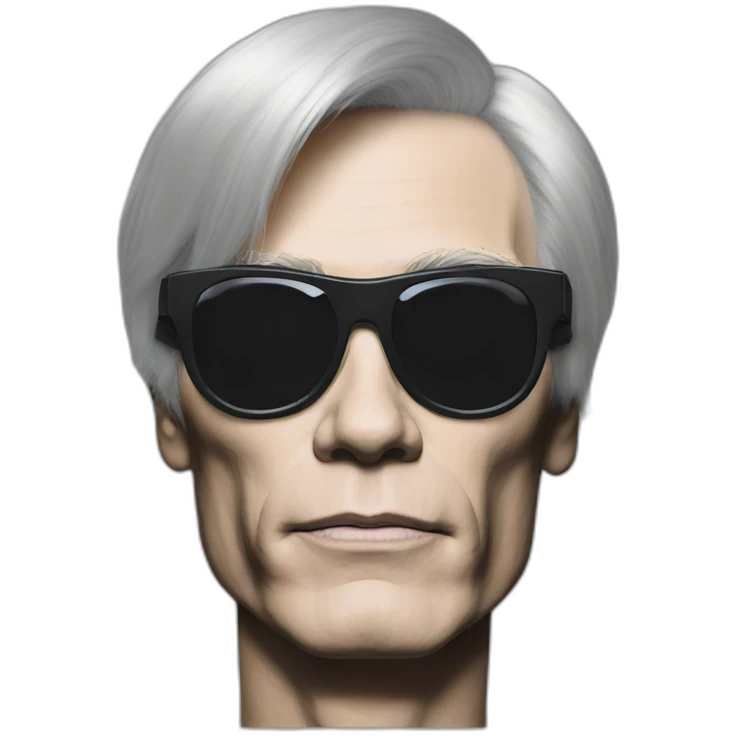 cyborg andy warhol emoji