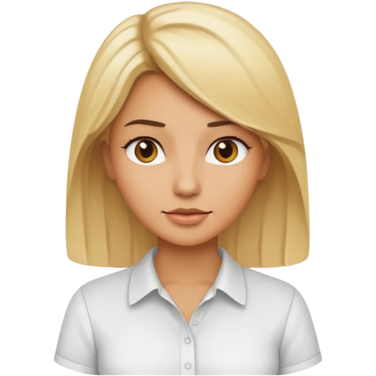 blonde horse with ssirt emoji