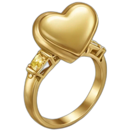 Coeur + bague emoji
