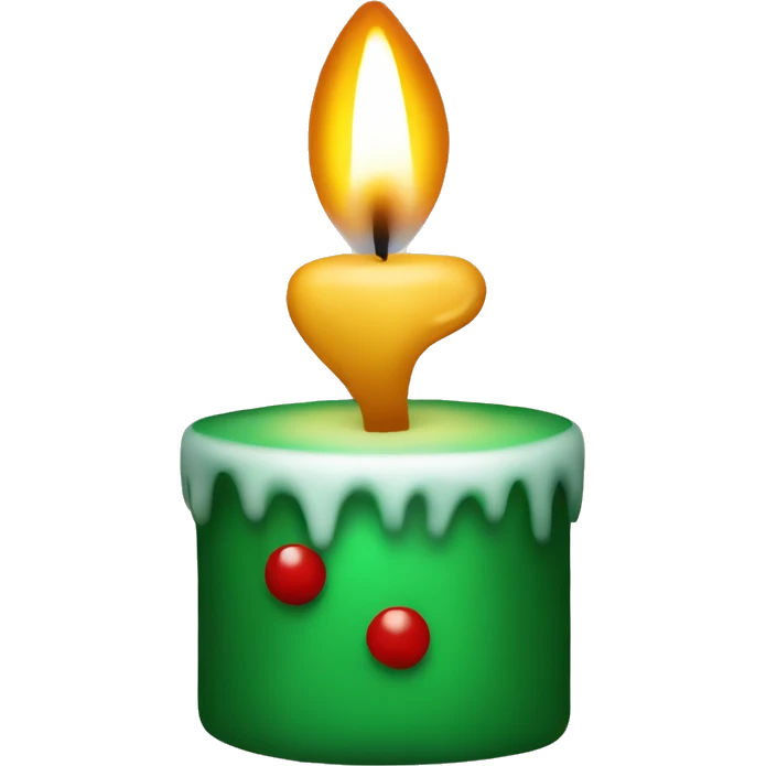 Candle chrismas  emoji