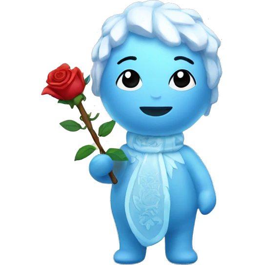ice spice with a rose toy emoji
