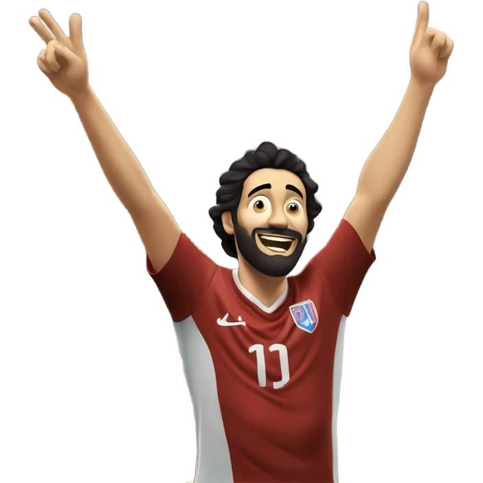 Arda Güler celebrating a goal: his right hand firmly placed on his chest while his left hand is raised and pointing towards the sky, capturing a moment of youthful exuberance, gratitude, and joy emoji