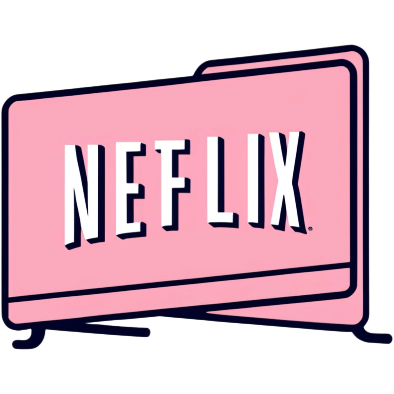 Baby pink Netflix logo  emoji