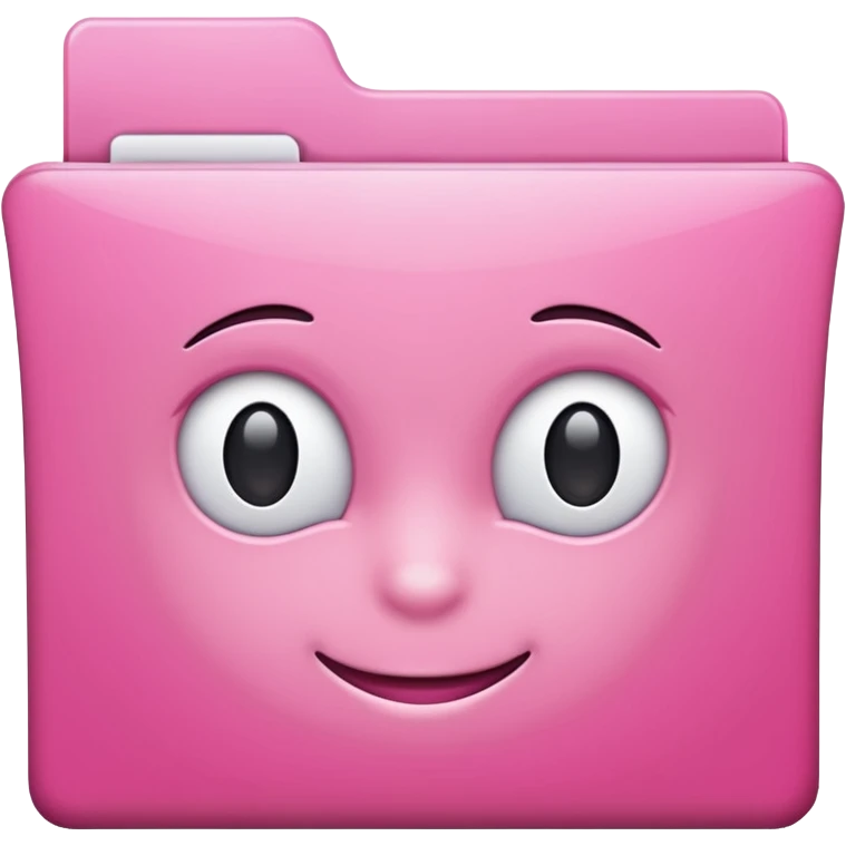 mix pink forward facing folder emoji
