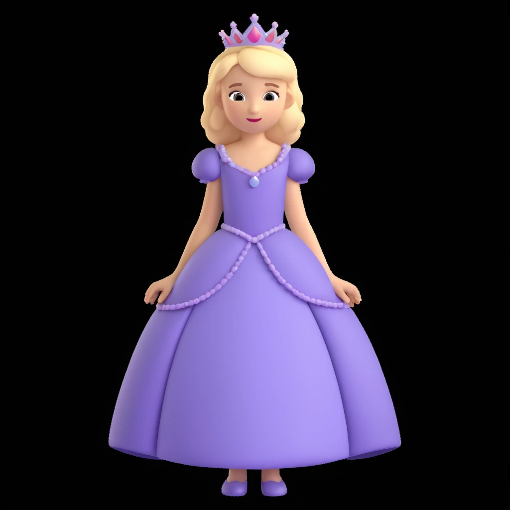 girls in a princess dress emoji