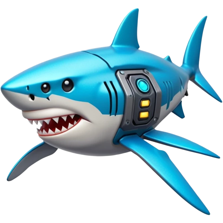 glitter mech shark cian cyberpunk emoji