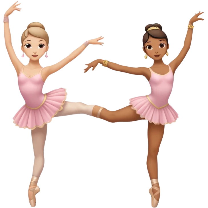 Ballerina (arabesque), street dancer. emoji