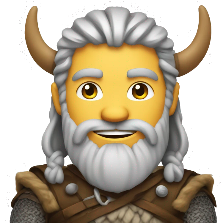 viking smiling emoji