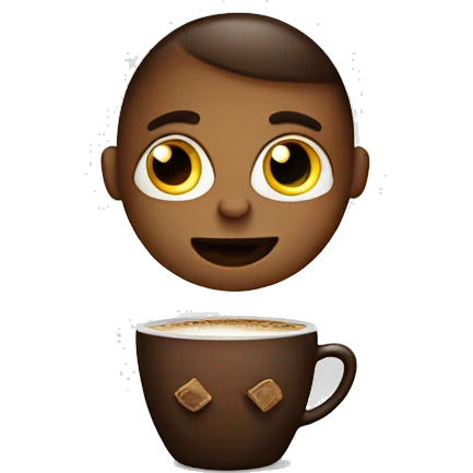 Coffee addict emoji