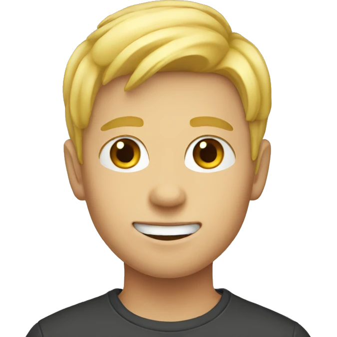 blonde boy  emoji