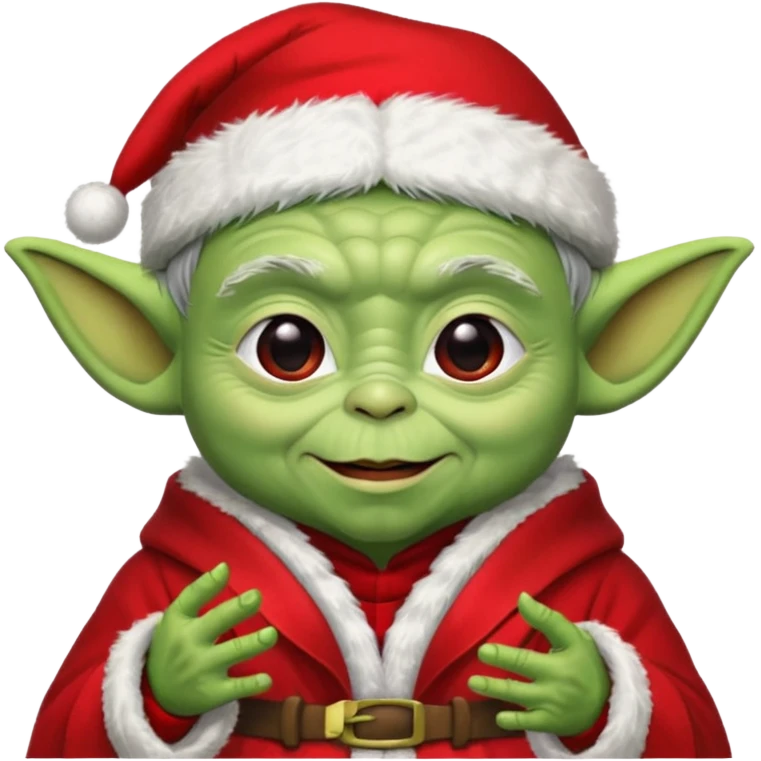 yoda santa emoji