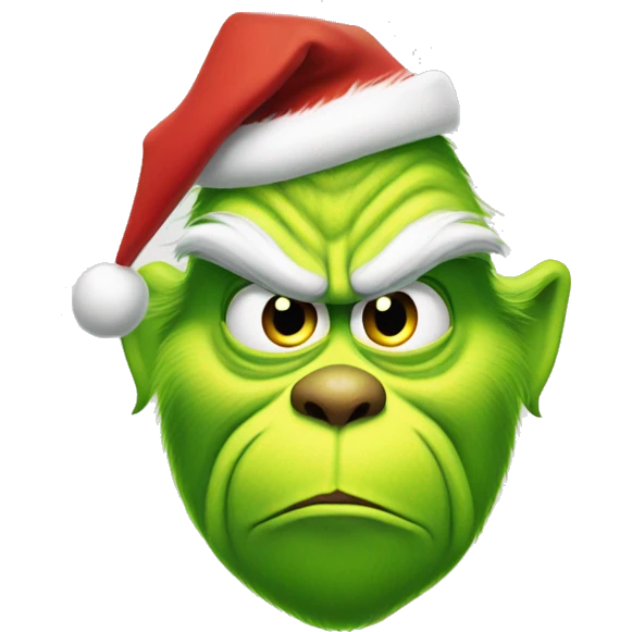 Grinch stealing gifts emoji