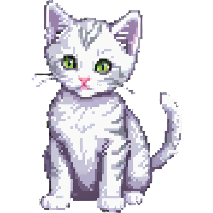 Kitten smells flowers emoji