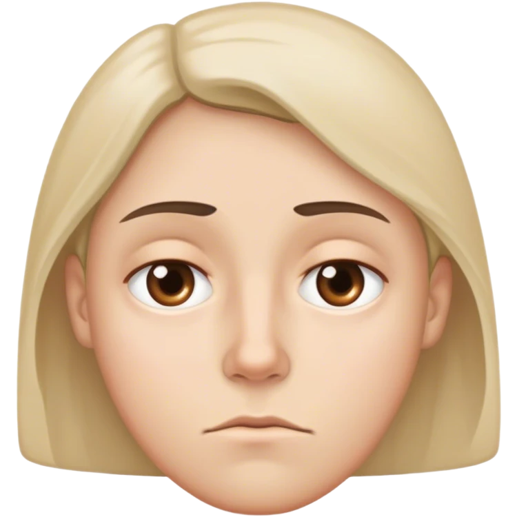 100 mile stare emoji