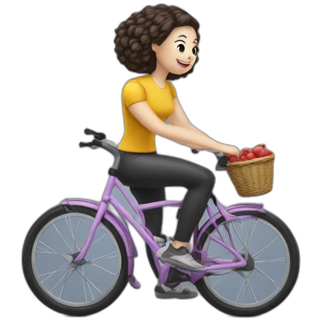 Sulli renzo fait du vélo emoji